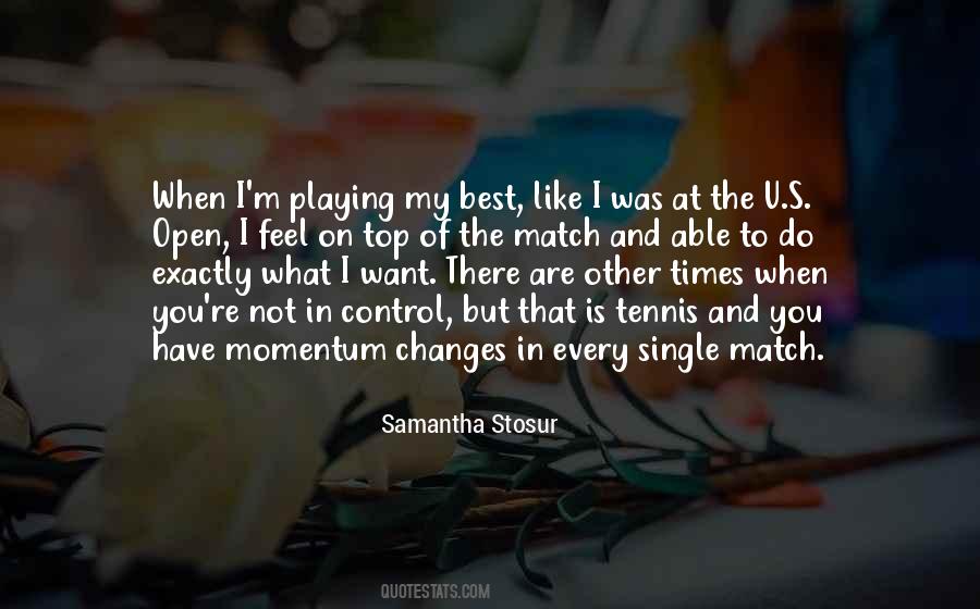 Samantha Stosur Quotes #894980