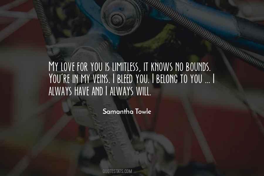 Samantha Towle Quotes #1245503