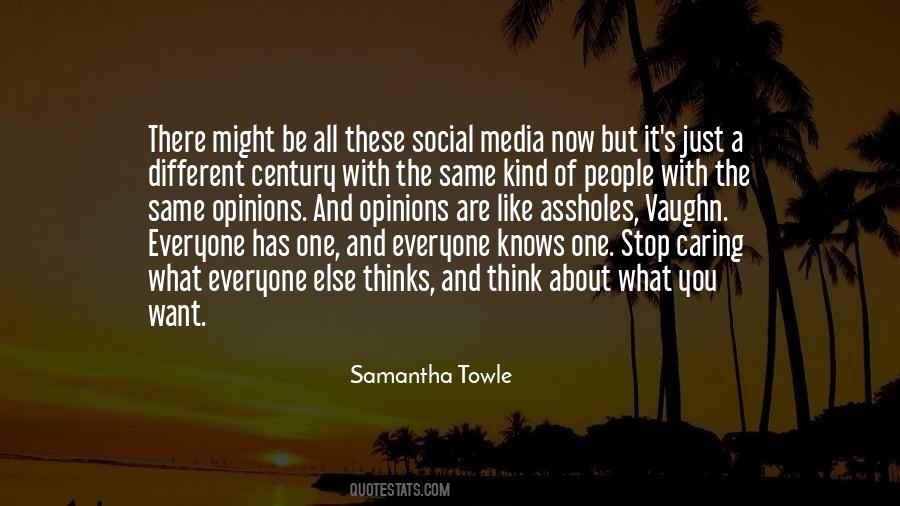Samantha Towle Quotes #1327203