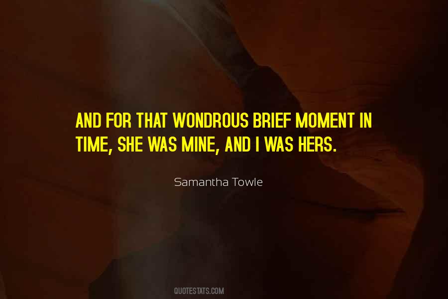 Samantha Towle Quotes #849480