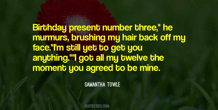Samantha Towle Quotes #871598