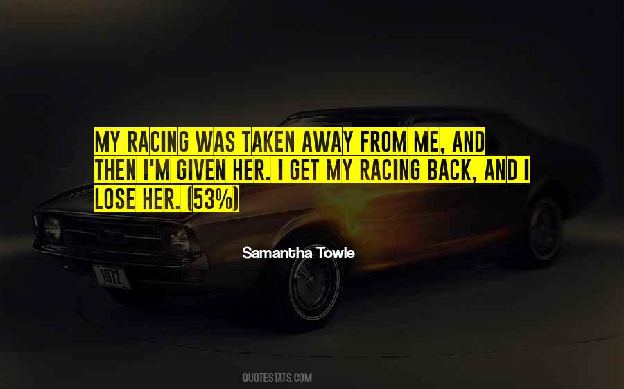 Samantha Towle Quotes #968648