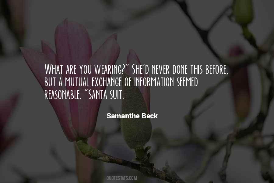 Samanthe Beck Quotes #321238