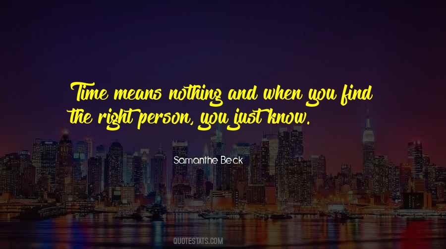 Samanthe Beck Quotes #938727