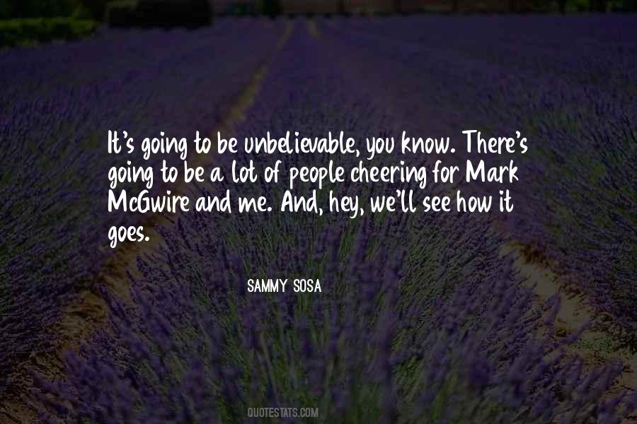 Sammy Sosa Quotes #1238323