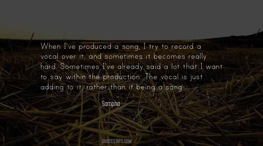 Sampha Quotes #1602237