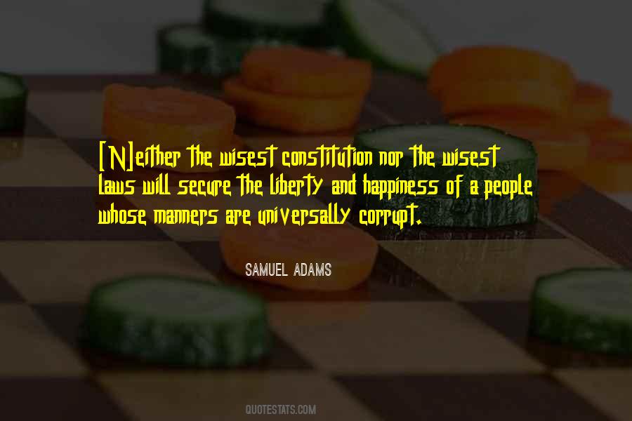 Samuel Adams Quotes #999280