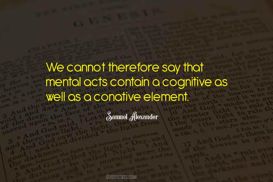 Samuel Alexander Quotes #1104277