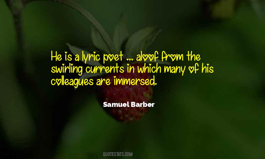 Samuel Barber Quotes #422236