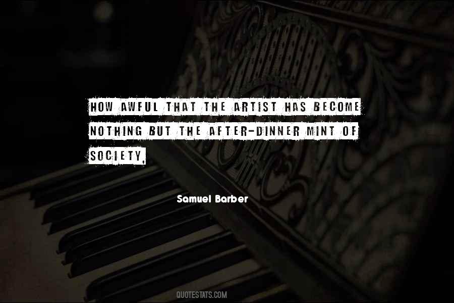 Samuel Barber Quotes #42513