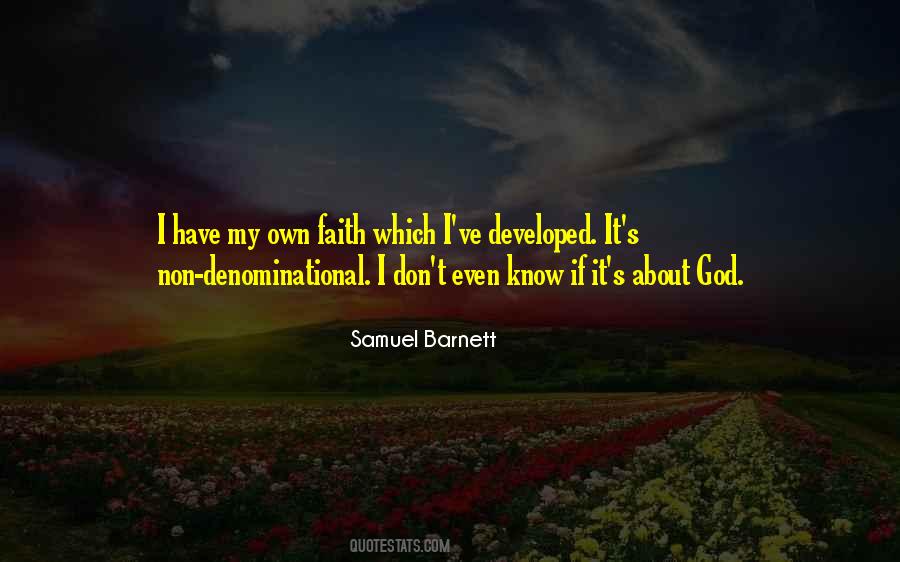 Samuel Barnett Quotes #1020899