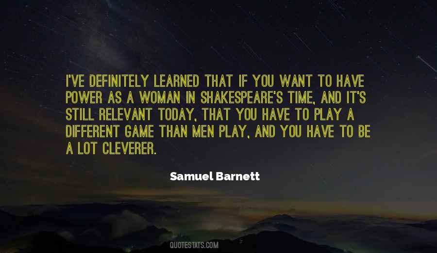 Samuel Barnett Quotes #1586183