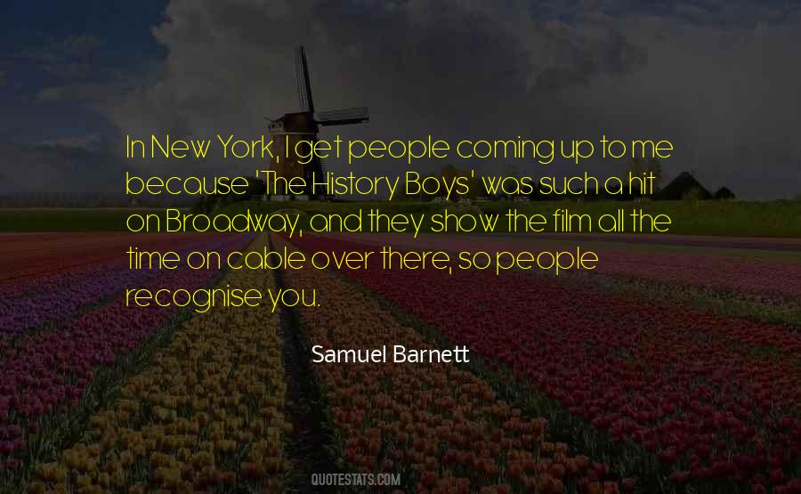 Samuel Barnett Quotes #296237