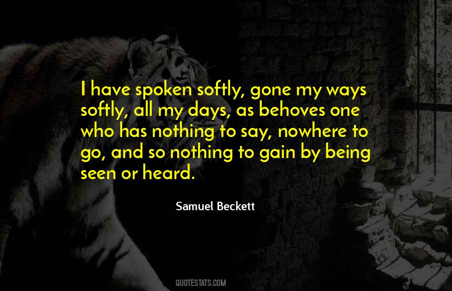 Samuel Beckett Quotes #117536