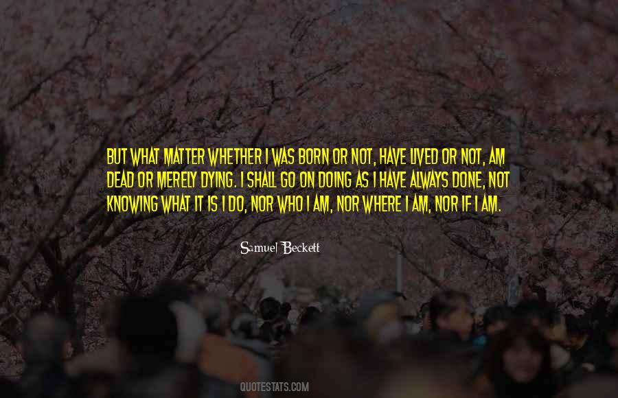 Samuel Beckett Quotes #1397446