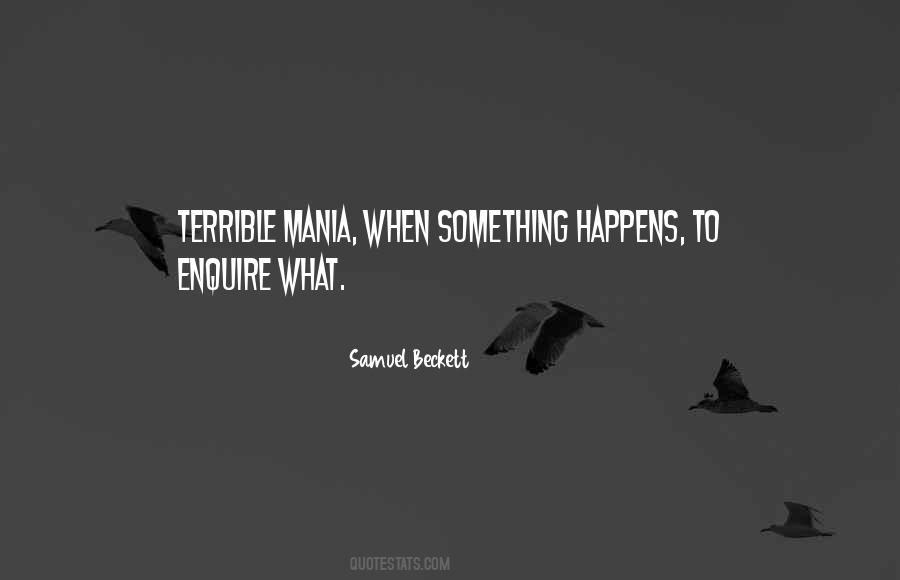 Samuel Beckett Quotes #1692219