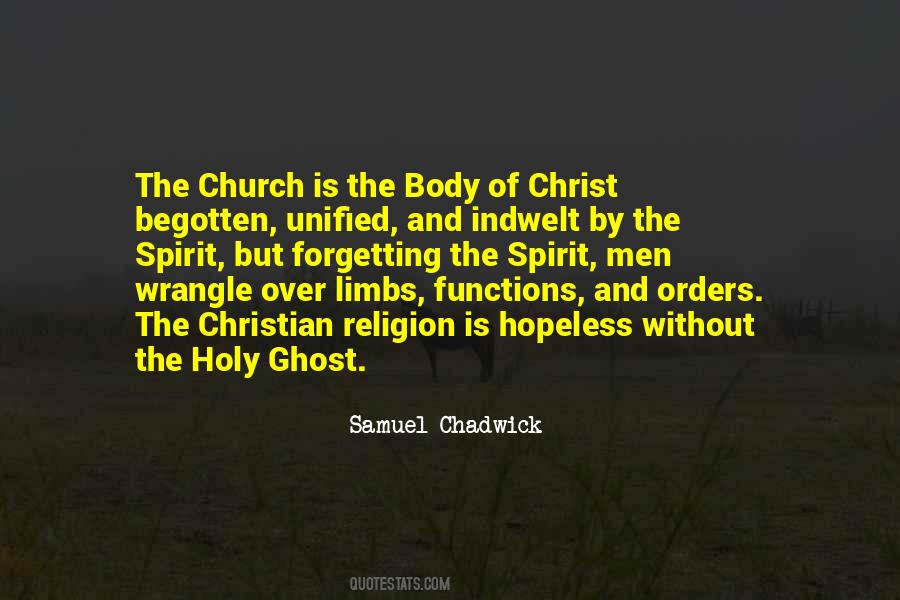 Samuel Chadwick Quotes #529701