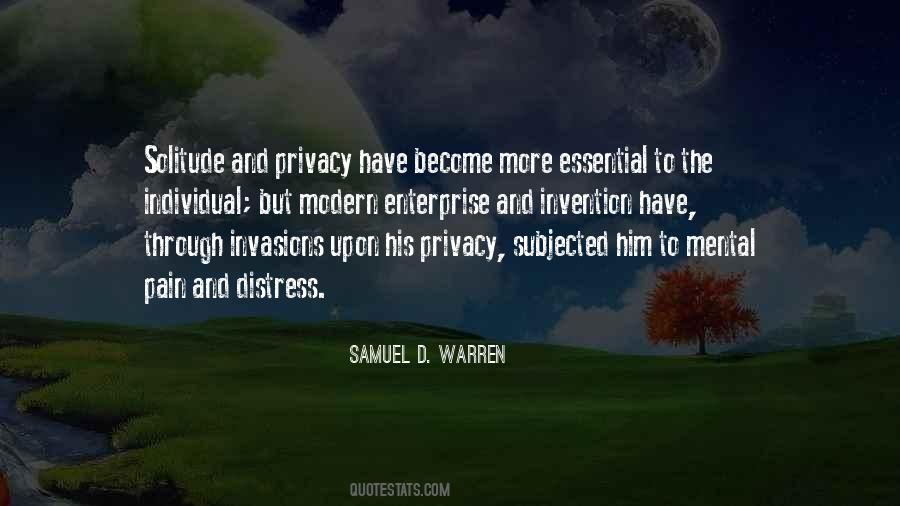 Samuel D. Warren Quotes #1765104 Samuel D. Warren Quotes #1765104