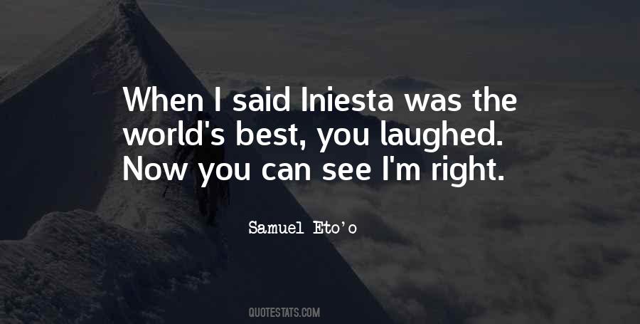 Samuel Eto'o Quotes #1605995