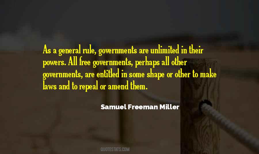 Samuel Freeman Miller Quotes #1017103