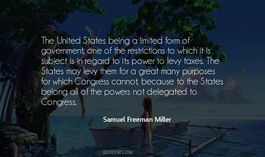 Samuel Freeman Miller Quotes #1575320