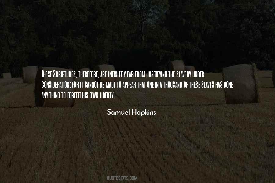 Samuel Hopkins Quotes #1879301