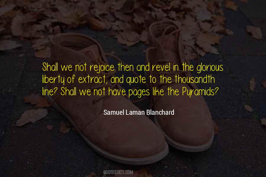 Samuel Laman Blanchard Quotes #1001411