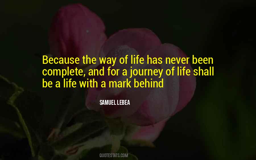 Samuel Lebea Quotes #1553403