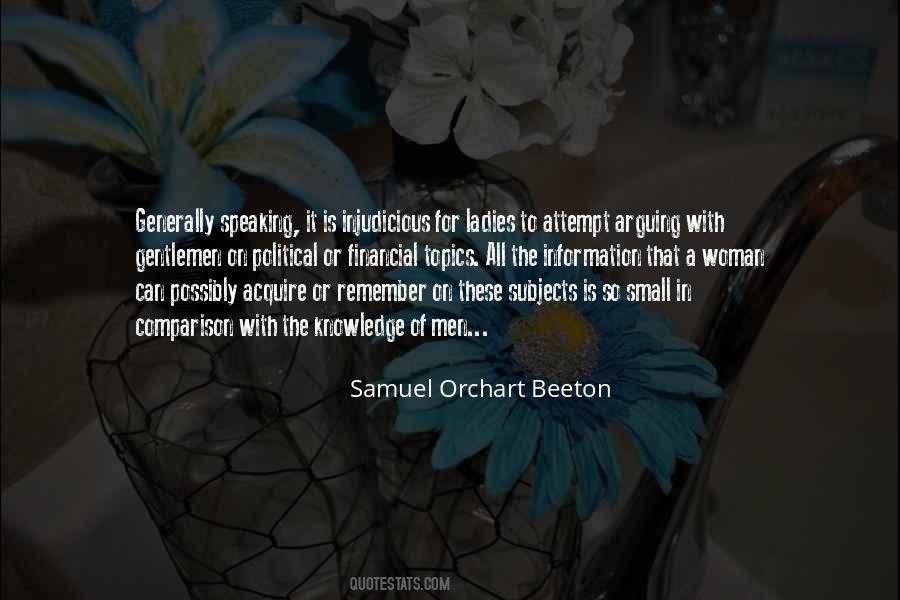 Samuel Orchart Beeton Quotes #1255542 Samuel Orchart Beeton Quotes #1255542