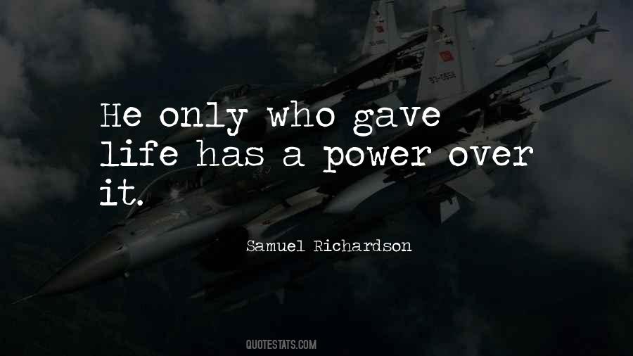 Samuel Richardson Quotes #1472453