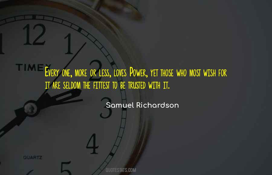 Samuel Richardson Quotes #98972