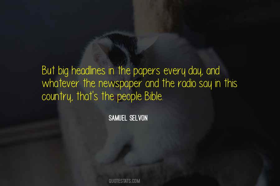 Samuel Selvon Quotes #837914