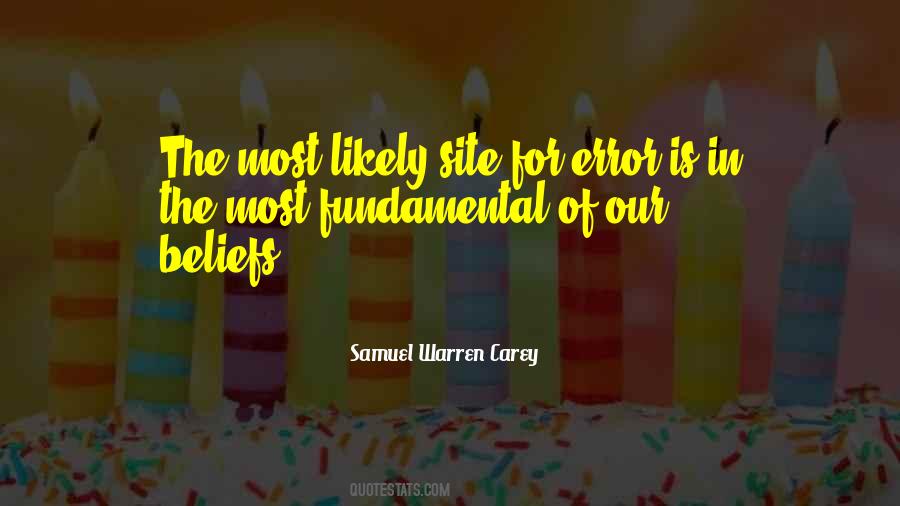 Samuel Warren Carey Quotes #138615 Samuel Warren Carey Quotes #138615