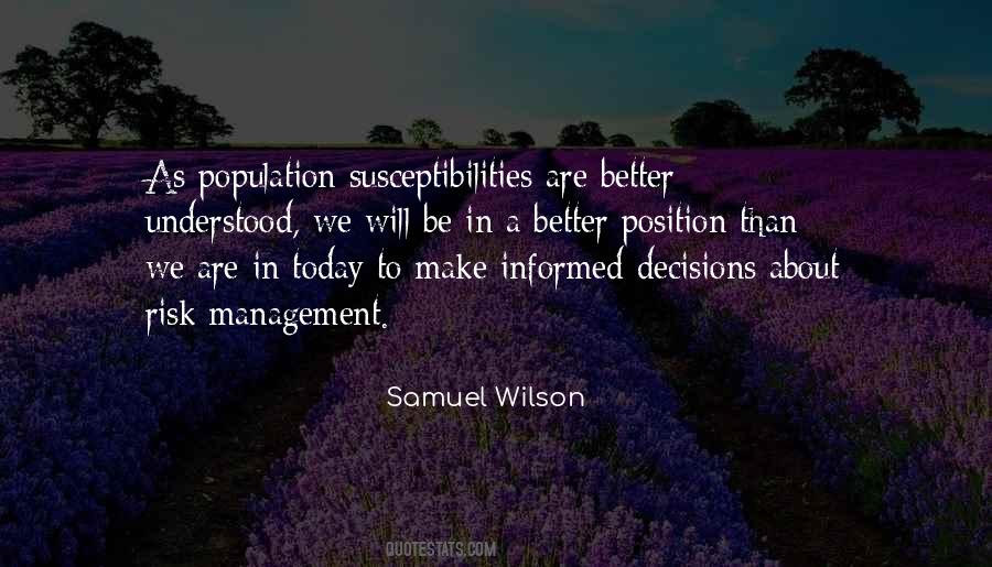 Samuel Wilson Quotes #92005