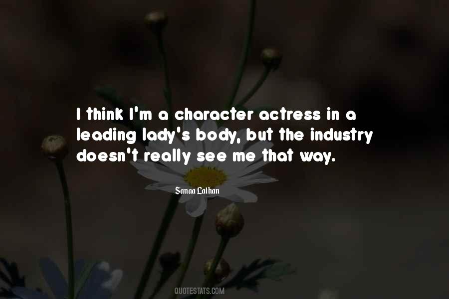 Sanaa Lathan Quotes #1870829