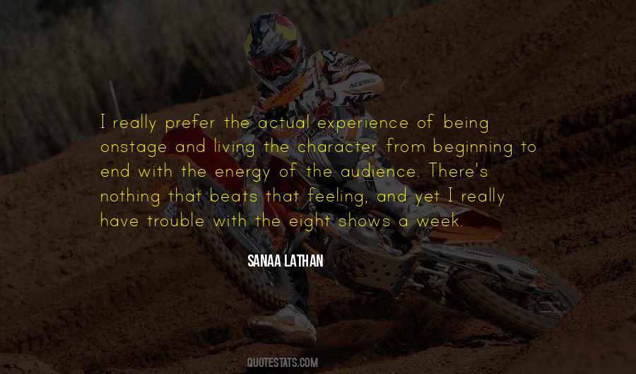 Sanaa Lathan Quotes #283578