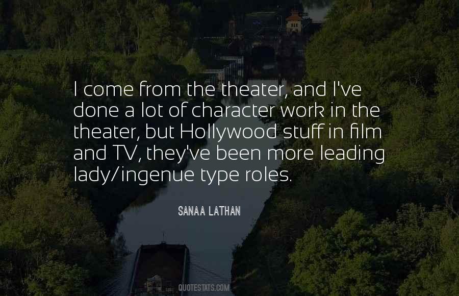 Sanaa Lathan Quotes #937995