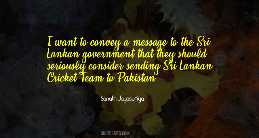 Sanath Jayasuriya Quotes #275486