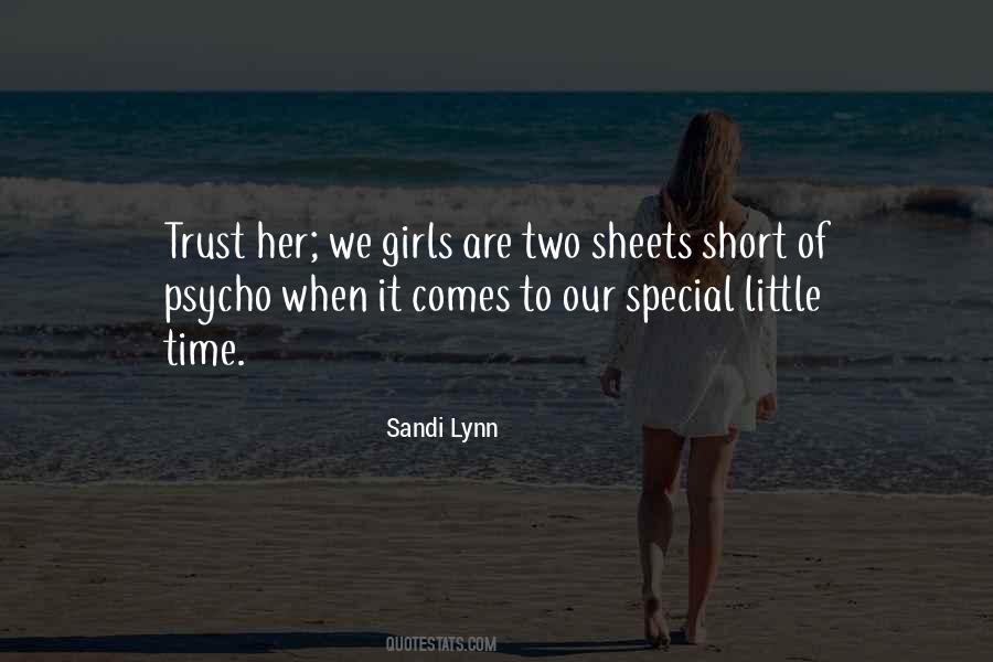 Sandi Lynn Quotes #1369712