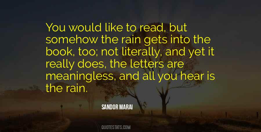 Sandor Marai Quotes #1078015