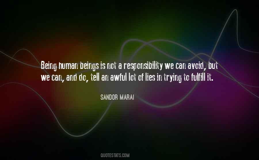 Sandor Marai Quotes #487442