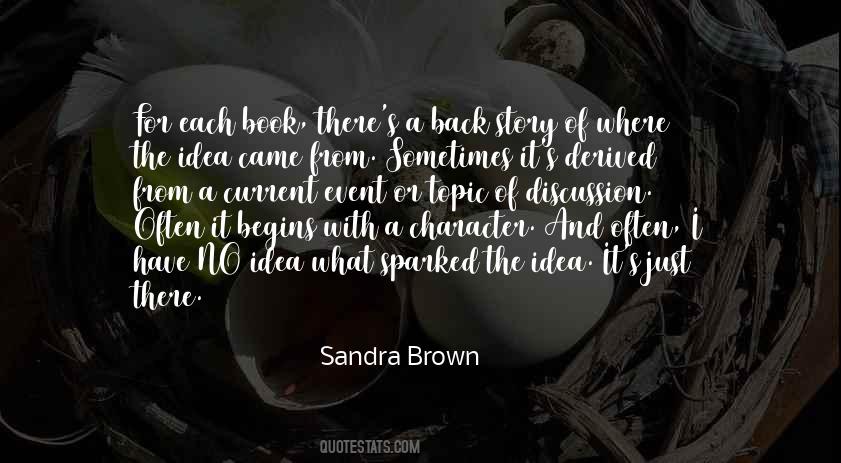 Sandra Brown Quotes #1528115