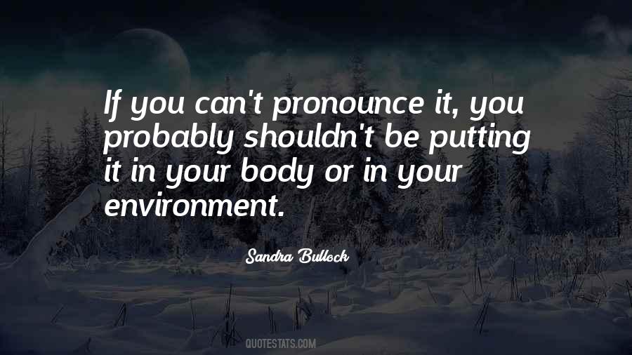Sandra Bullock Quotes #1563034