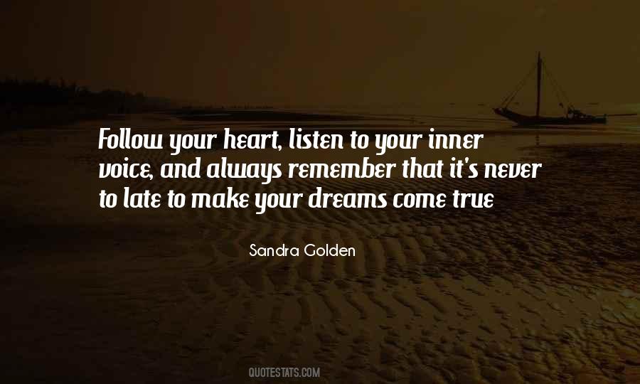 Sandra Golden Quotes #1515697