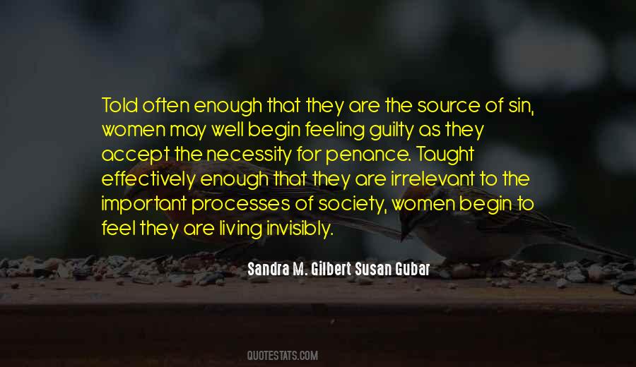 Sandra M. Gilbert Susan Gubar Quotes #217152