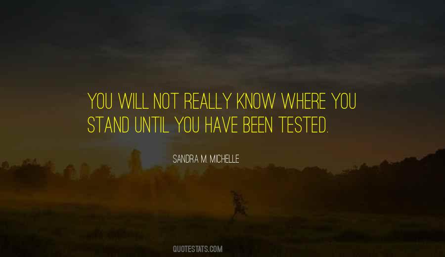 Sandra M. Michelle Quotes #1190525