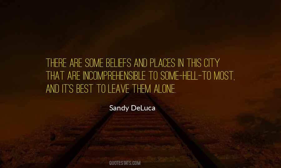 Sandy DeLuca Quotes #1274502