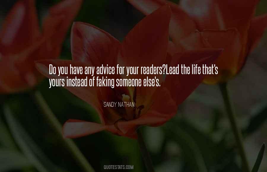 Sandy Nathan Quotes #1751532