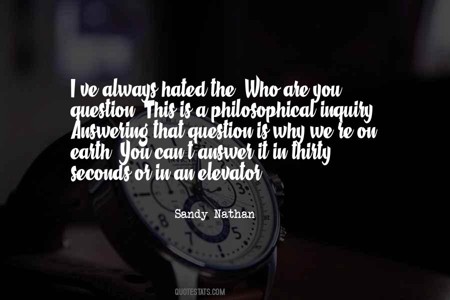 Sandy Nathan Quotes #947724