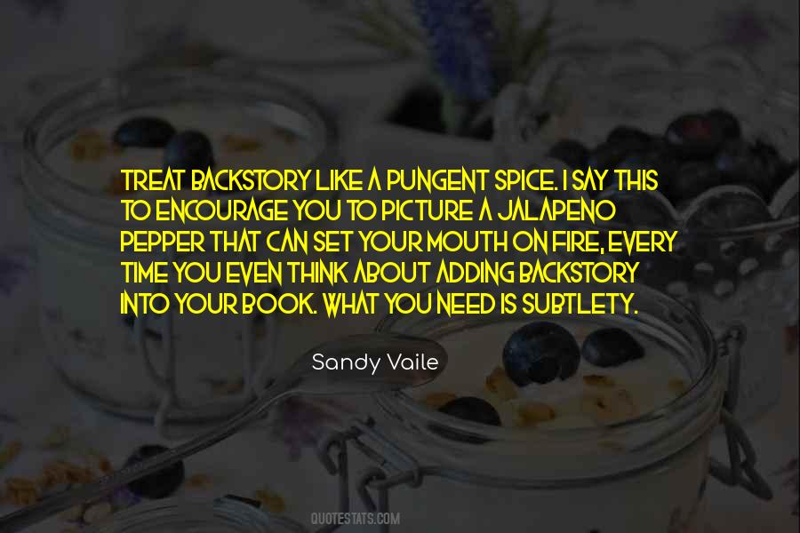 Sandy Vaile Quotes #1172173